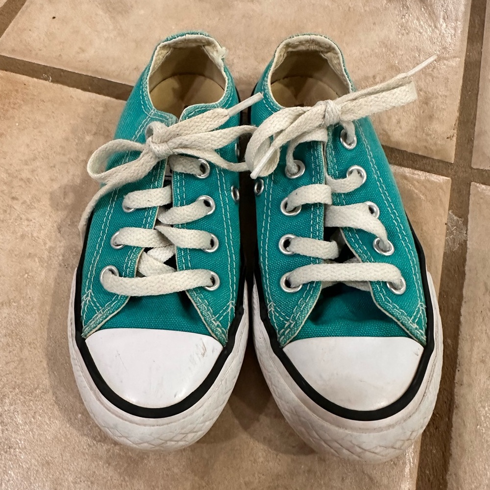 Converse Blue Canvas Sneakers Classic Design